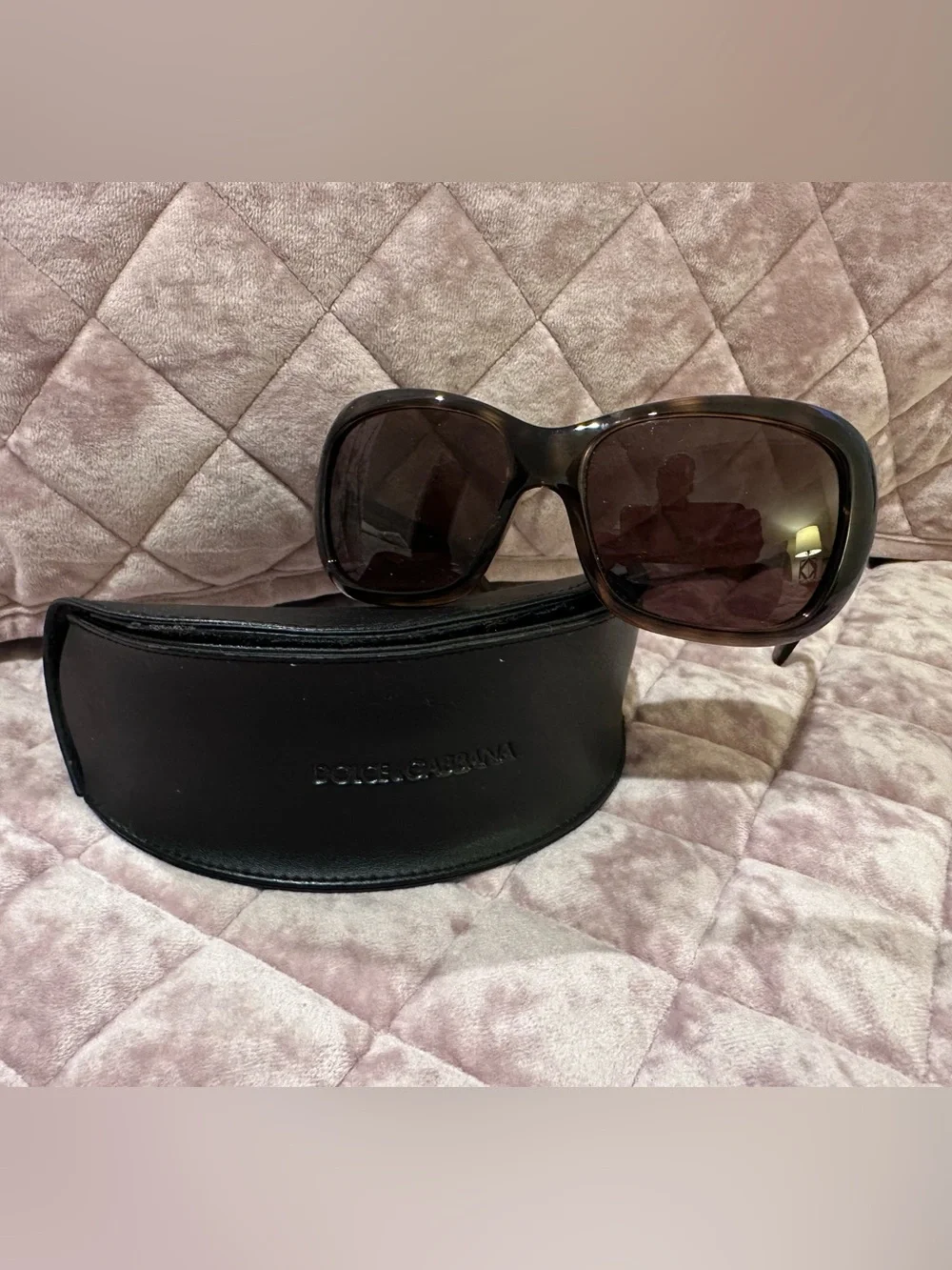 Dolce & Gabbana Brown Tortoiseshell Women's Sunglasses